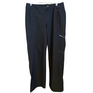 Title Nine Black Genie Pants Straight Leg Casual Travel Women's Size 6